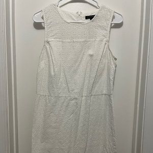 Banana Republic White Eyelet Dress